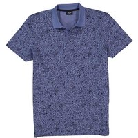 JOOP! Herren Polo-Shirt blau Baumwoll-Jersey geblümt von Joop!