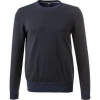 JOOP! Herren Pullover blau Baumwolle unifarben von Joop!