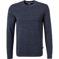 JOOP! Herren Pullover blau Baumwolle unifarben von Joop!