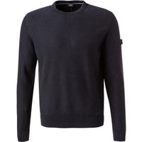 JOOP! Herren Pullover blau Baumwolle unifarben von Joop!