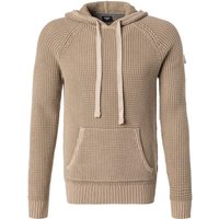 JOOP! Herren Kapuzenpullover braun Baumwolle unifarben von Joop!