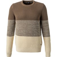 JOOP! Herren Pullover braun Baumwolle unifarben von Joop!