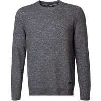 JOOP! Herren Pullover grau Wolle unifarben von Joop!