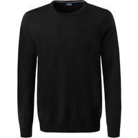 JOOP! Herren Pullover schwarz Merinowolle unifarben von Joop!