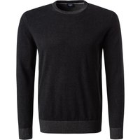 JOOP! Herren Pullover schwarz Baumwolle unifarben von Joop!