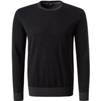 JOOP! Herren Pullover schwarz Baumwolle unifarben von Joop!