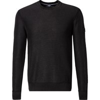 JOOP! Herren Pullover schwarz Baumwolle unifarben von Joop!