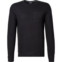 JOOP! Herren Pullover schwarz Baumwolle unifarben von Joop!