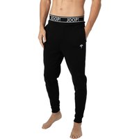 JOOP! Herren Pyjamahose schwarz Jersey-Baumwolle unifarben von Joop!