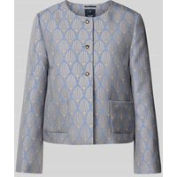 JOOP! Regular Fit Blazer mit Rundhalsausschnitt Modell 'JOLLY' in Blau, Größe 40 JOOP! Regular Fit Blazer mit Rundhalsausschnitt Modell 'JOLLY' in Blau, Größe 40 von Joop!