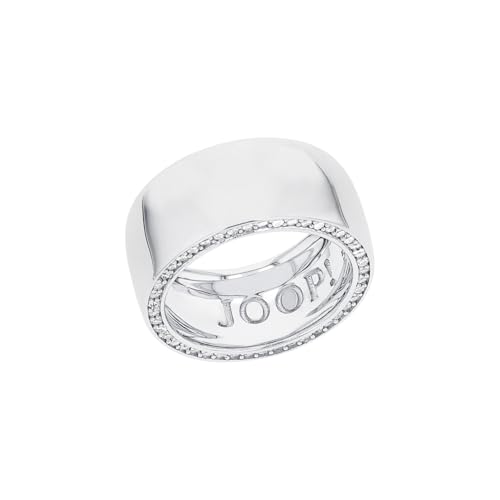 JOOP! Ring 925 Sterling Silber Damen Ringe, mit Zirkonia synth., Silber, Kommt in Schmuck Geschenk Box, 2036789 von JOOP!