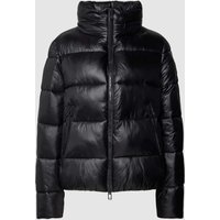 JOOP! Steppjacke mit Label-Reißverschluss in Black, Größe 36 von Joop!