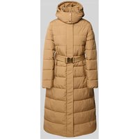 JOOP! Steppmantel mit Kapuze Modell 'Cassandra' in Camel, Größe 38 von Joop!