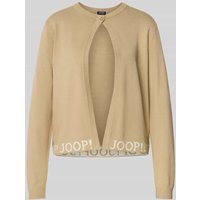 JOOP! Strickjacke mit Knopfverschluss Modell 'Kona' in Sand, Größe 42 von Joop!