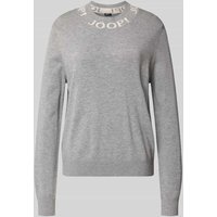 JOOP! Strickpullover aus Viskose-Mix Modell 'KENDI' in Mittelgrau, Größe 38 von Joop!