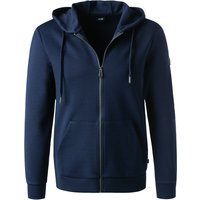 JOOP! Herren Sweatjacke blau Mikrofaser unifarben von Joop!