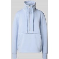 JOOP! Sweatshirt mit Troyer-Kragen Modell 'TALESIA' in Hellblau, Größe 40 von Joop!