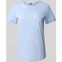 JOOP! T-Shirt mit Label-Stitching und Rundhalsausschnitt in Hellblau, Größe 40 von Joop!
