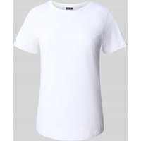 JOOP! T-Shirt mit Label-Stitching und Rundhalsausschnitt in Weiss, Größe 34 von Joop!