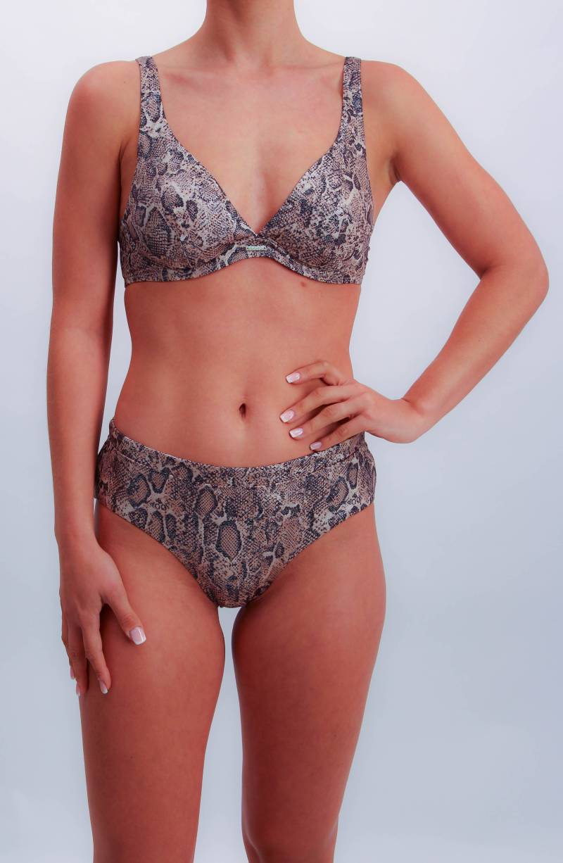 JOOP Triangel-Bikini-Top "Python" Animal-Print mit Glanz-Effekt, mit Bügel von Joop!