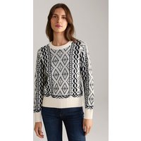 Jacquard-Pullover in Creme/Navy Jacquard-Pullover in Creme/Navy von Joop!