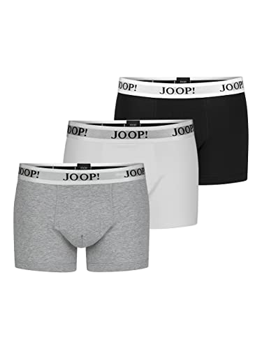 Joop! 17 JB-3-Pack-Boxer Co/EL 970 Weiß Grau Schwarz M von Joop!