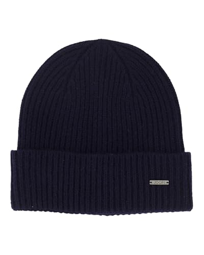 Joop! Herren warme Strickmütze aus 100% Kaschmir, Dark Blue von Joop!