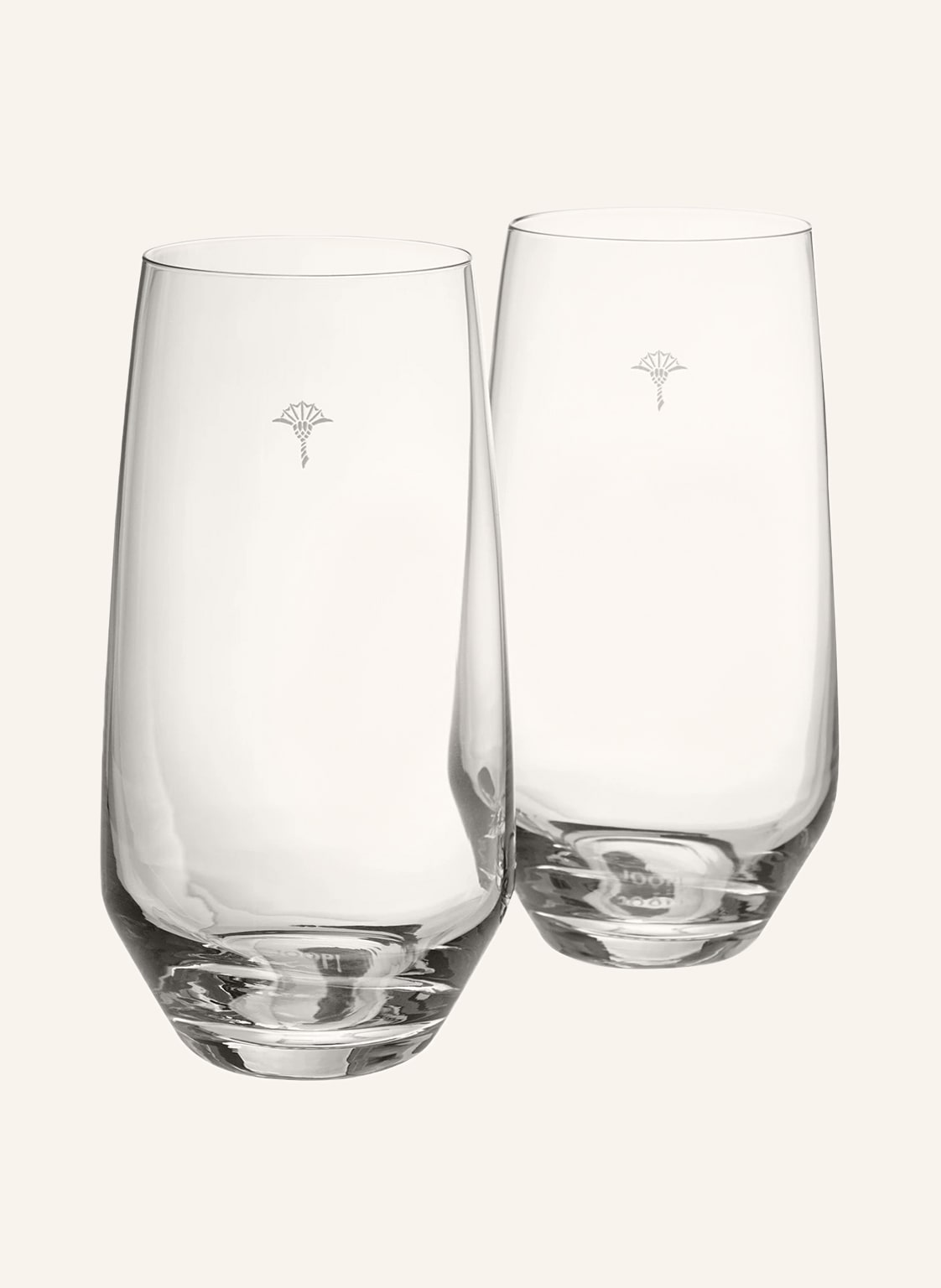Joop! 2er-Set Longdrinkgläser Single Cornflower transparent Joop! 2er-Set Longdrinkgläser Single Cornflower transparent von Joop!