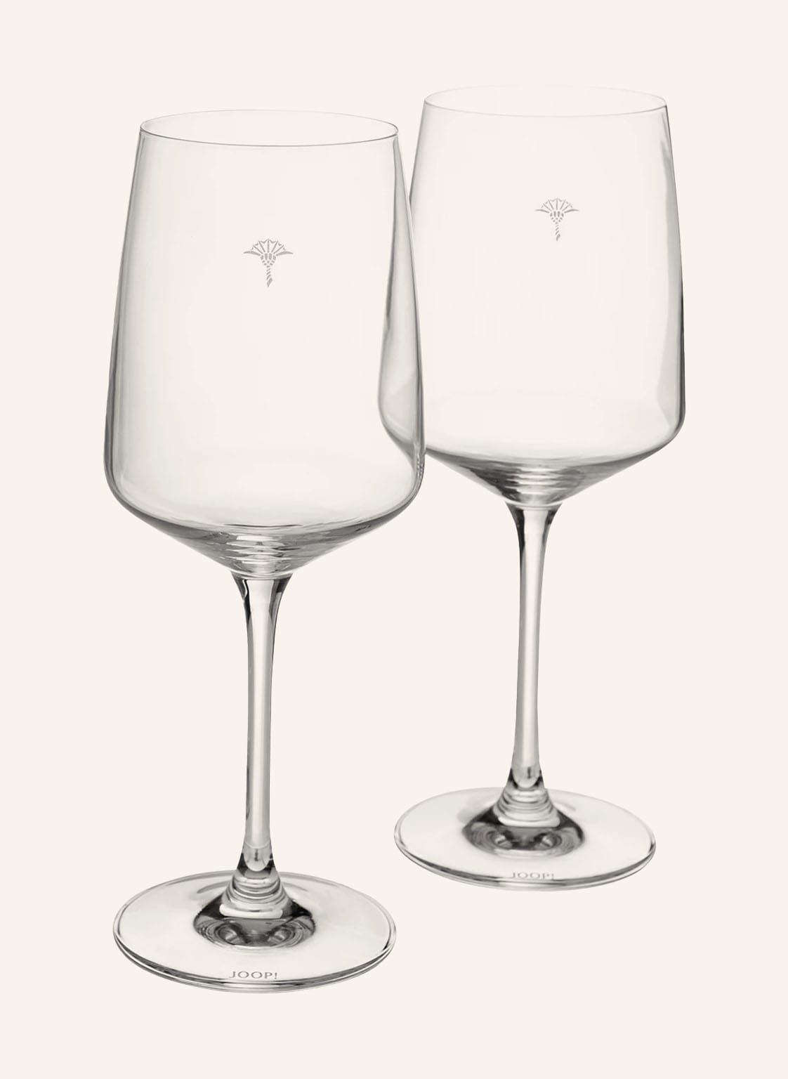 Joop! 2er-Set Weingläser Single Cornflower transparent Joop! 2er-Set Weingläser Single Cornflower transparent von Joop!