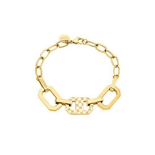 JOOP! Armband Edelstahl Damen Armschmuck, 19,5 cm, Gold, Kommt in Schmuck Geschenk Box, 2035035 von Joop!