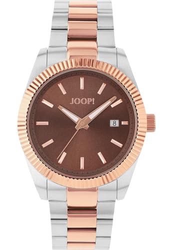 Joop! Unisex-Uhren Analog Quarz One Size Bicolor, Braun 32027405 von Joop!