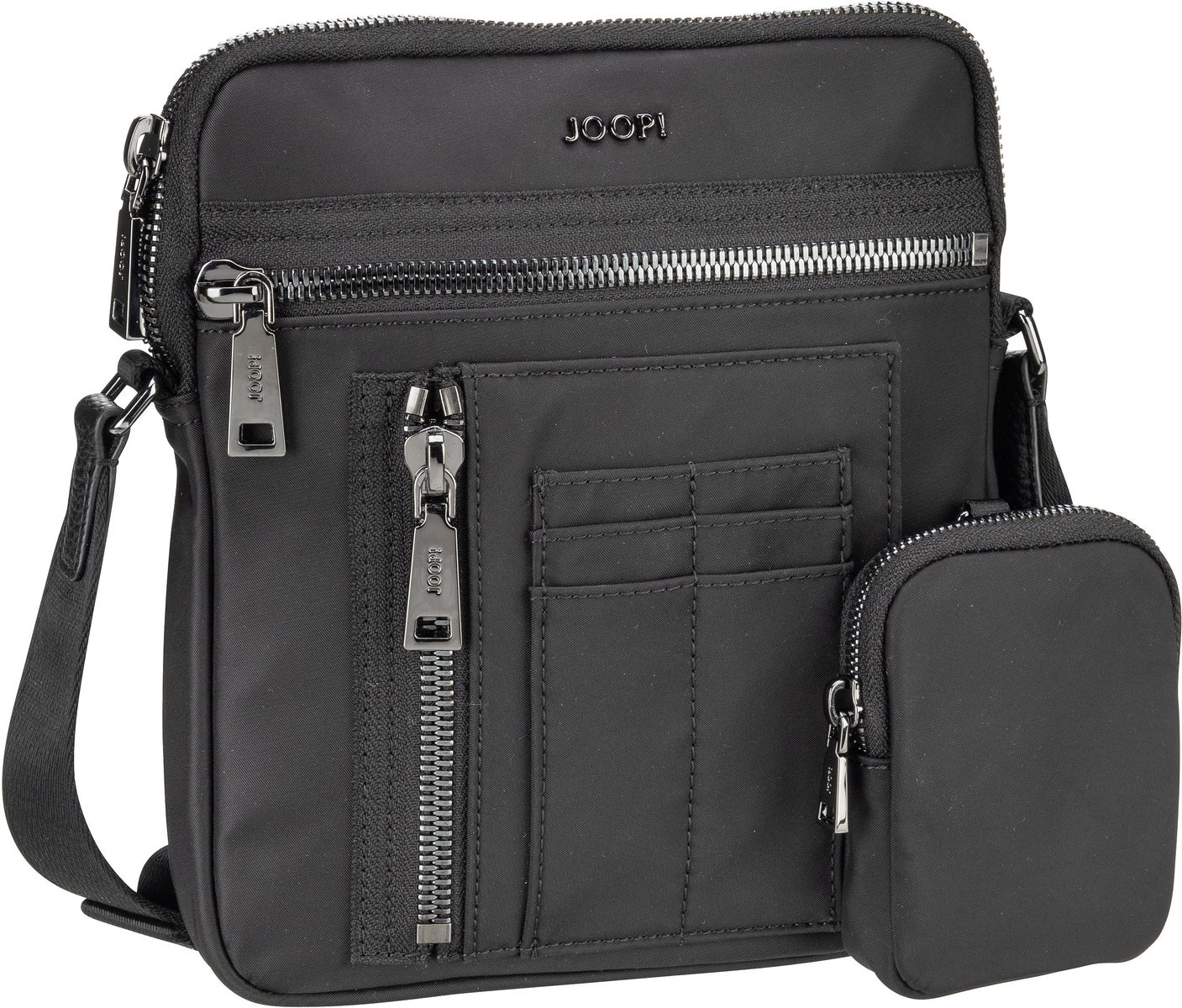 Joop Barletta Milo Shoulderbag XSVZ  in Schwarz (1.5 Liter), Umhängetasche von Joop