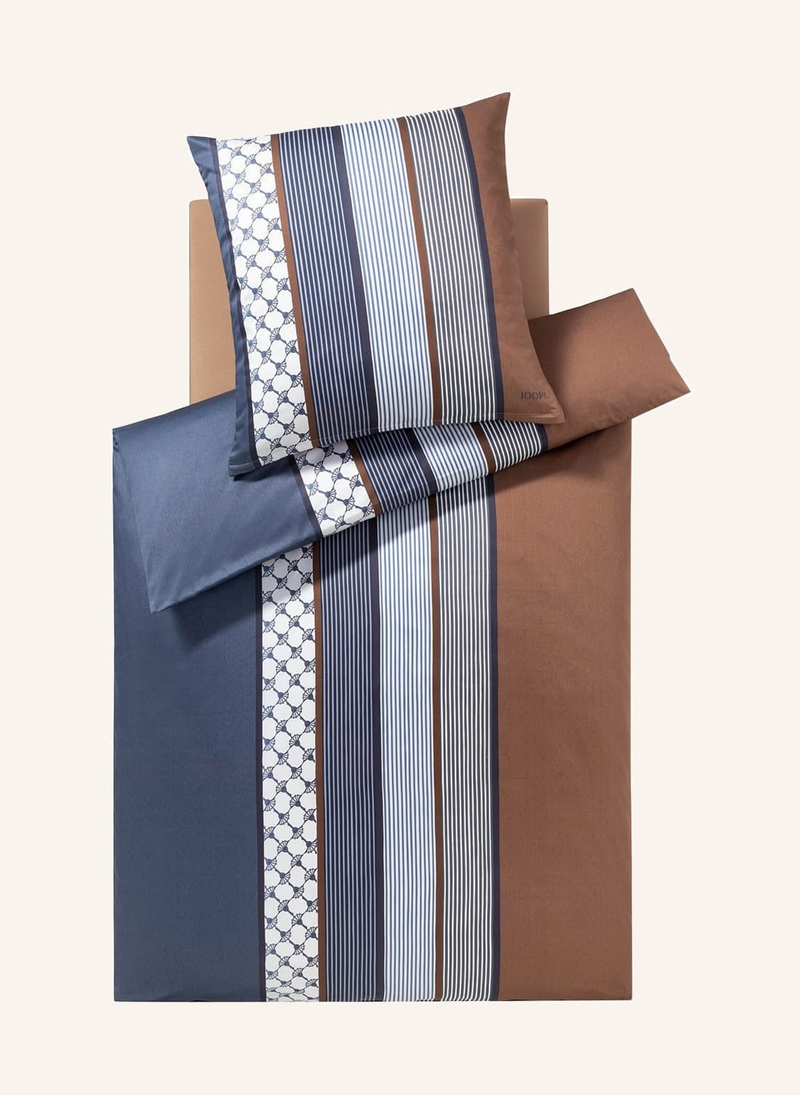 Joop! Bettwäsche Cornflower Stripes blau von Joop!