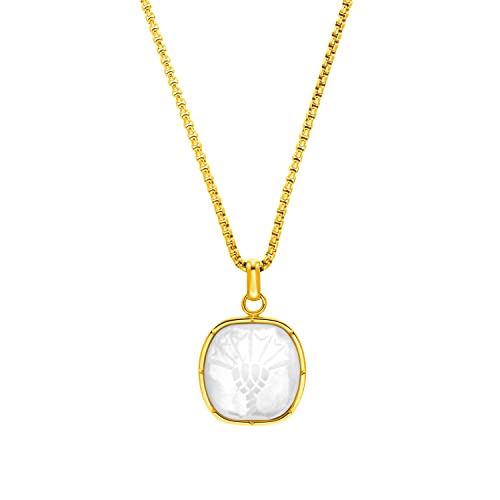 Joop! Damen-Kette Edelstahl 1 Perlmutt One Size 88755588 von Joop!