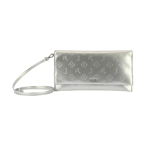 Joop! - Decoro Lucente Clutch für Damen, Abendtasche in Silber, Maße 27 x 15,5 x 1 cm von Joop!