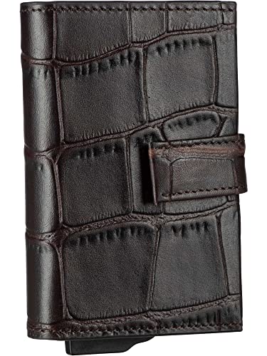 Joop Fano C-Three E-Cage - Geldbörse 8cc 10 cm Darkbrown von Joop!