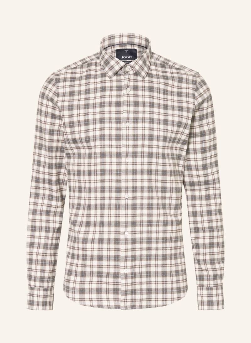 Joop! Flanellhemd Parris Slim Fit beige von Joop!