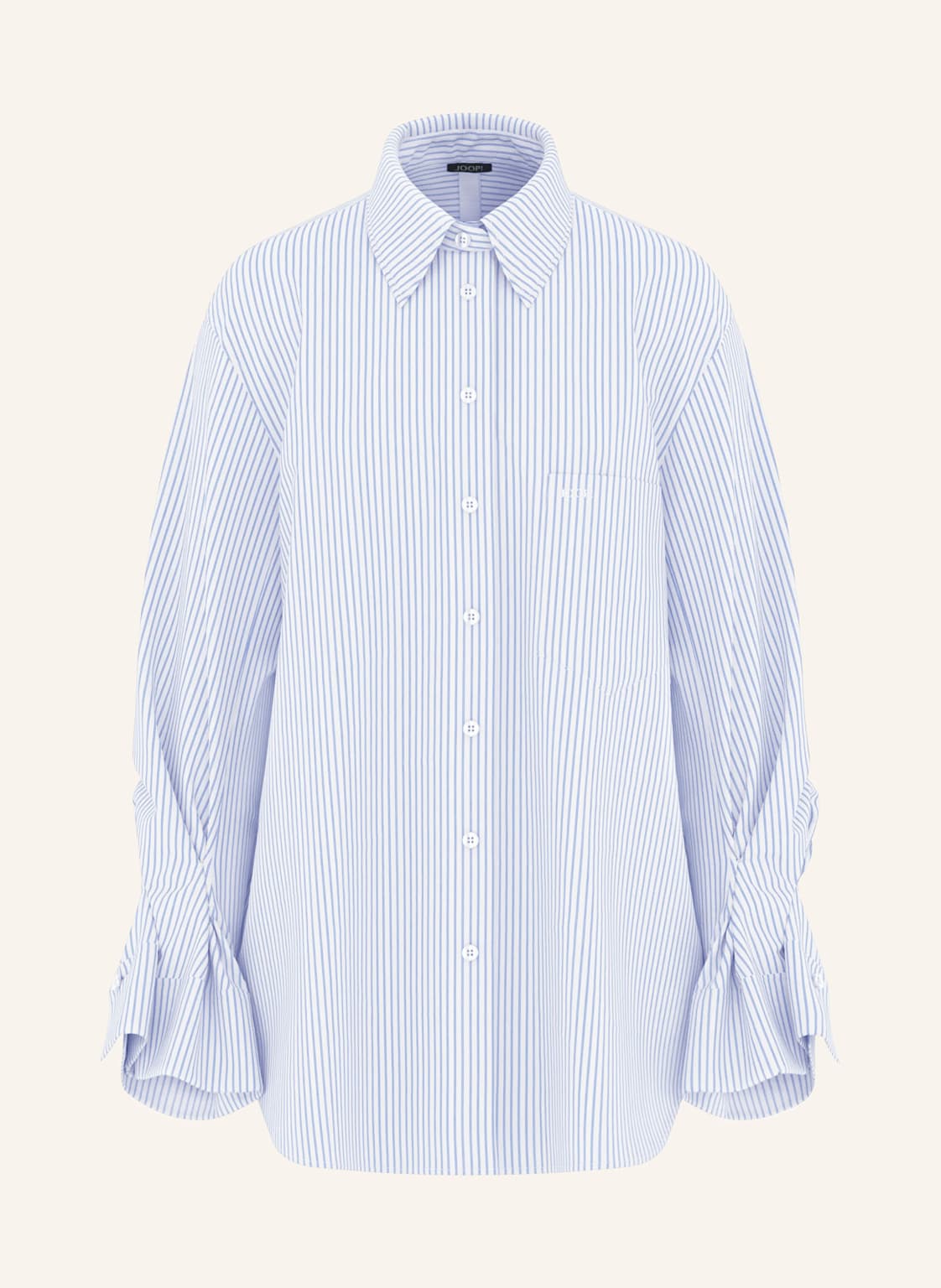 Joop! Hemdbluse Benice Mit Glitzergarn blau von Joop!