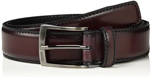 Joop! Herren 7101 JOOPCOLL. 3,5 cm/NOS Gürtel, Rot (Bordeaux 63), (Herstellergröße: 095) von Joop!