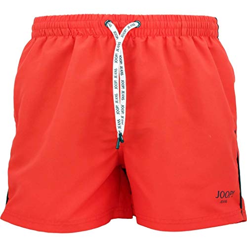 Joop! Herren Badeshorts Mikrofaser Badehose Einfarbig Orange XL von Joop!