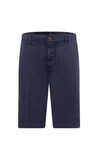 Joop! Herren Chino Short RUDO - Mid Waist -Regular Fit -Blau Schwarz Weiss Braun, Größe:W 36, Farbe:404 Dark Blue von Joop!