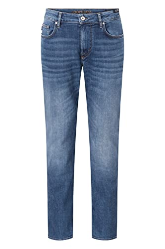 Joop! Herren Jeans Mitch - Modern Fit - Blau - Mid Blue Denim W30 - W40 Stretch Baumwolle, Größe:35W / 32L, Farbvariante:Mid Blue Denim 435 von Joop!