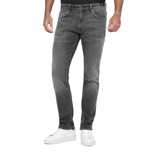 Joop! Herren Jeans Stephen - Slim Fit - Grau - Dark Grey Denim W29-W40 Baumwolle Sretch, Größe:32W / 32L, Farbvariante:Dark Grey Denim 050 von Joop!