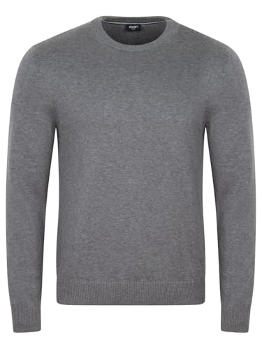 Joop! Herren Rundhals Pullover PABLOS - Regular Fit S-3XL Grün Grau Schwarz Beige, Größe:L, Farbe:Medium Grey 035 von Joop!