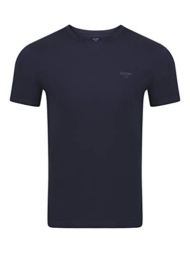 Joop! Herren Rundhals T-Shirt Alphis - Regular Fit S M L XL XXL Blau 100% Baumwolle, Größe:L, Farbe:Navy 405 von Joop!