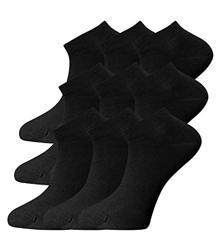 Joop! Herren Sneaker Kurzsocken Füßlinge 900002 9 Paar, Farbe:Schwarz;Sockengröße:39-42;Artikel:-2000 black von Joop!