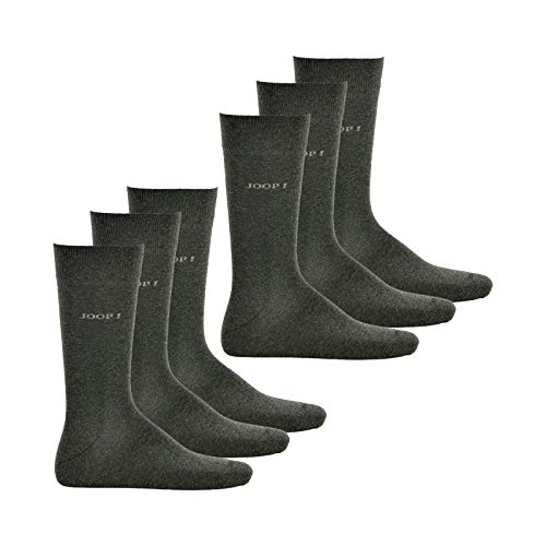 Joop! Herren Socken 6 PAAR - Strümpfe, Kurzsocken, Anzugsocken, Business (2x 3-Pack) (Grau (2100M), 39-42 (6 Paar)) von Joop!