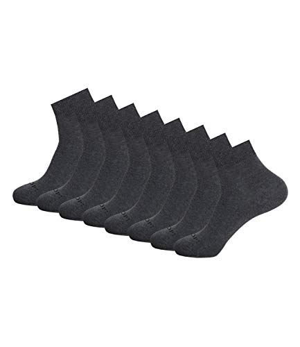 Joop! Herren Socken Strümpfe Business Quarter Cotton 900033 8 Paar, Farbe:Grau, Größe:43-46, Menge:8 Paar (4x 2er Pack), Artikel:-8134 sharkskin melange von Joop!