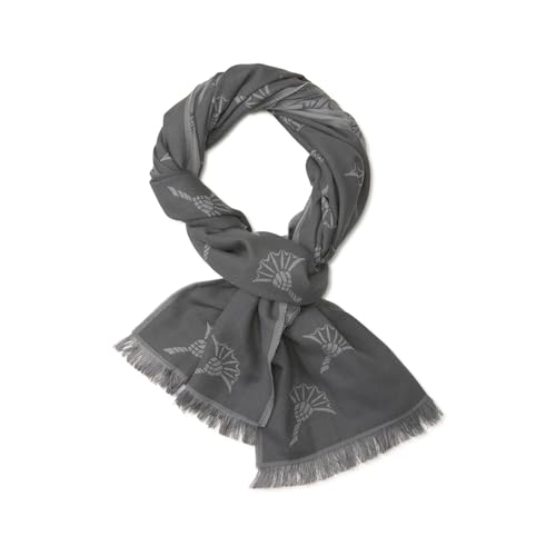 Joop!! HerrnSchal mit overall Cornflower print Materialmix mit Modal, Wolle und Baumwolle von Joop!