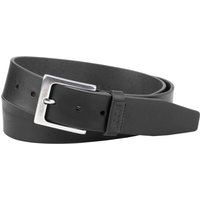 Joop! Jeans-Gürtel mit Metallschließe und Logo-Gravur von Joop!